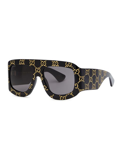 Gucci D-frame Mask Sunglasses