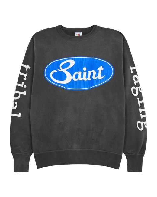 Saint Mxxxxxx Saint Tribal Printed Cotton Sweatshirt