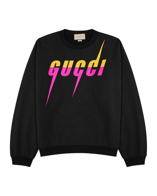 Gucci Blade Logo Cotton Sweatshirt
