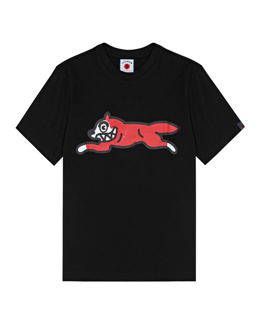 Ice Cream Running Dog Printed Cotton T-shirt
