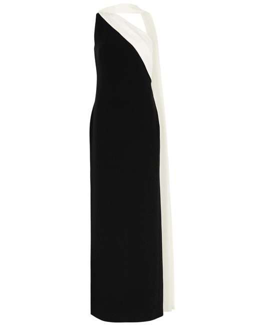Roland Mouret Asymmetric Cady Gown 10 UK10