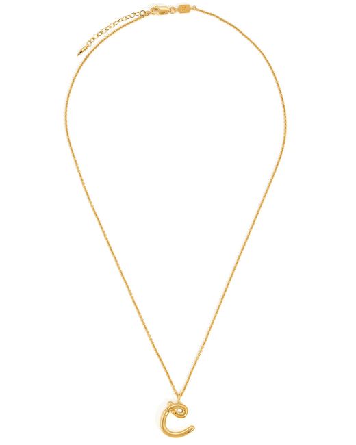 Missoma C Initial 18kt plated Necklace