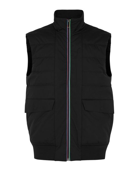 PS Paul Smith Quilted Shell and Jersey Gilet