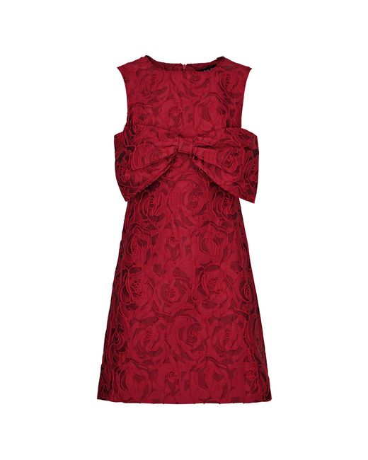 sister jane Tate Rose Floral-jacquard Cloqué Mini Dress 10 UK10