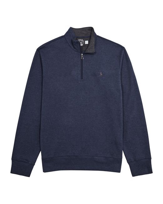 Polo Ralph Lauren Half-zip Logo Jersey Sweatshirt