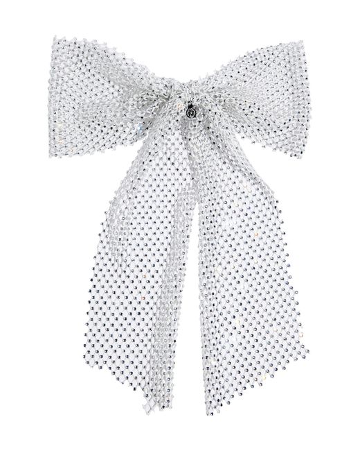 Maison Michel Paris Wicole Crystal-embellished bow Hair Clip