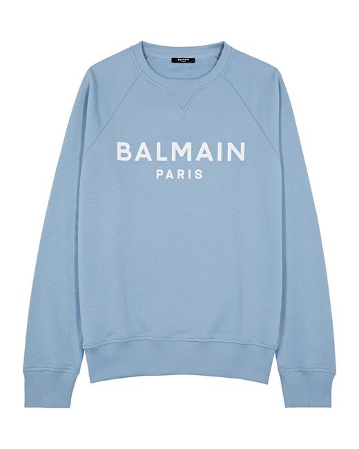 Balmain Logo-print Cotton Sweatshirt
