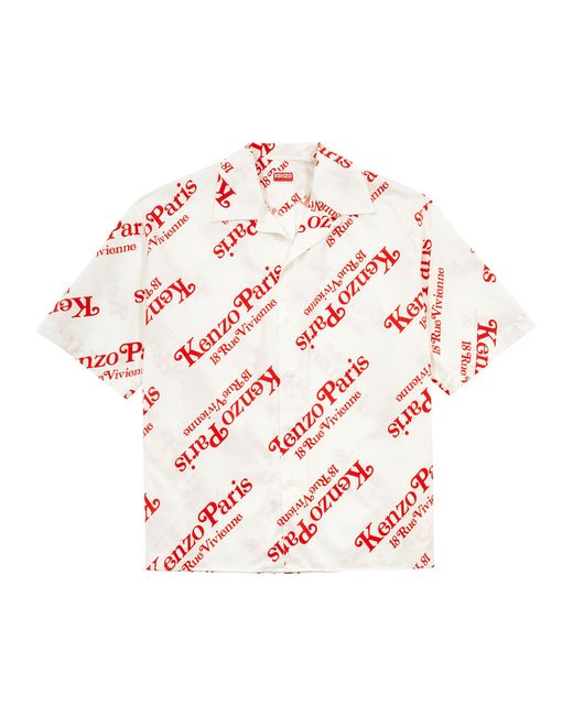 Kenzo Verdy Logo-print Cotton Poplin Shirt