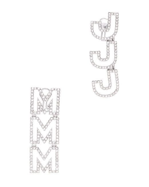 Marc Jacobs MJ Crystal-embellished Drop Earrings