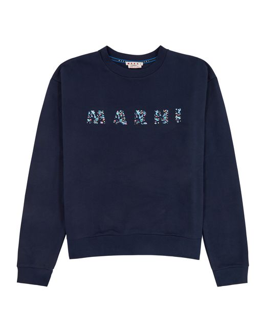 Marni Logo-print Cotton Sweatshirt 48 IT48