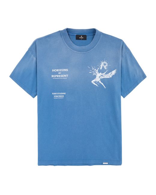 Represent Icarus Printed Cotton T-shirt