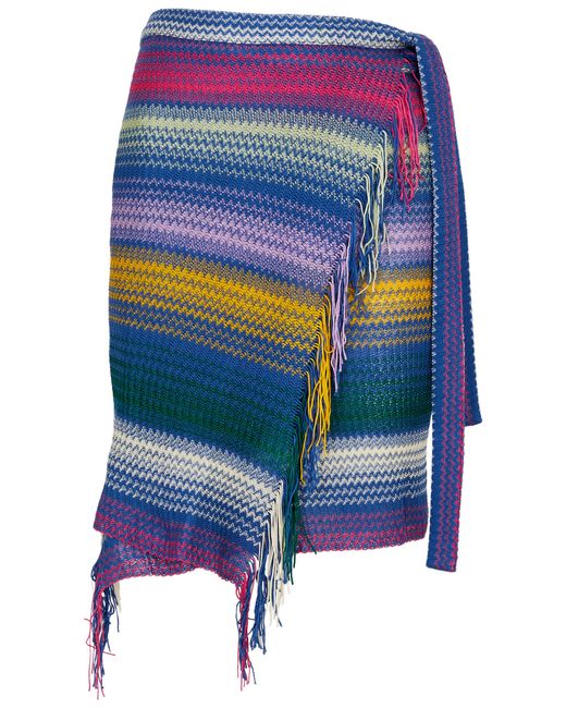 Missoni Zigzag-intarsia Knitted Sarong