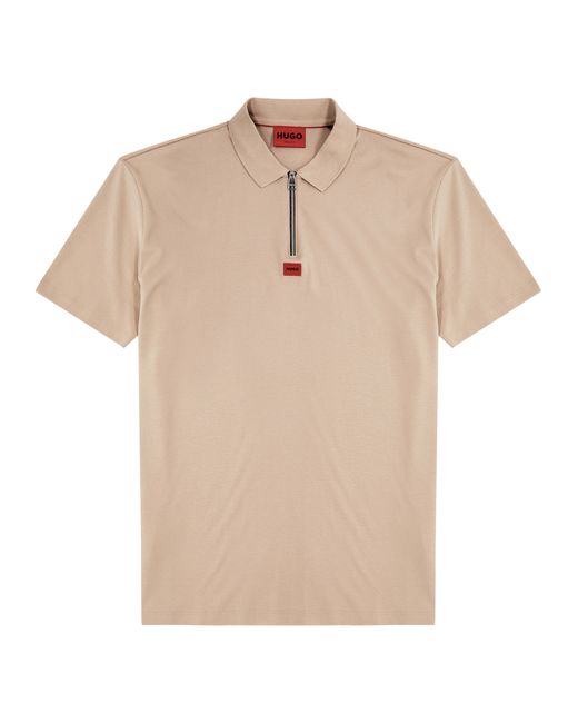 Hugo Boss Logo Cotton Polo Shirt