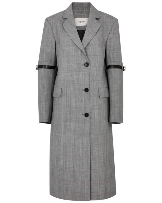 Coperni Checked Wool Coat UK14