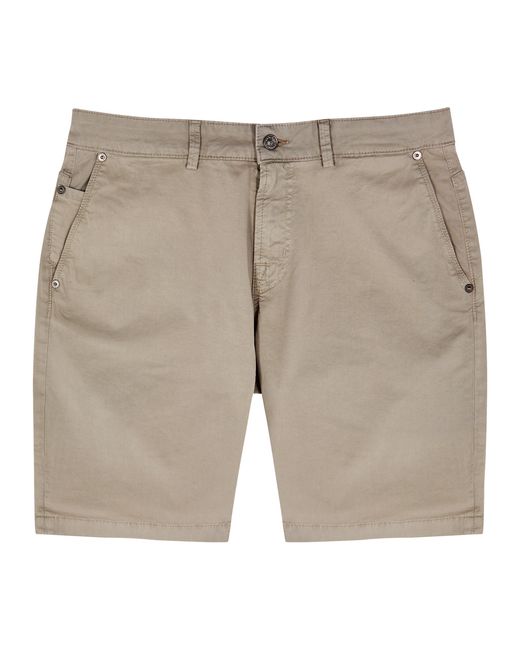7 For All Mankind Perfect Stretch-cotton Chino Shorts 28 XS