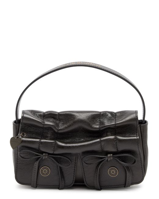 Acne Studios Rev Micro Crinkled Leather top Handle bag