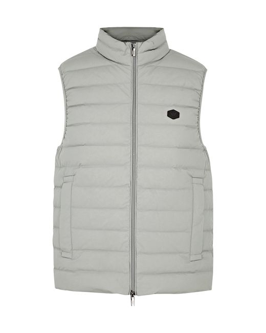 Emporio Armani Logo Quilted Shell Gilet 50 IT50