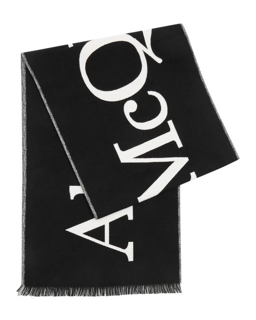 Alexander McQueen Logo-jacquard Cotton Scarf