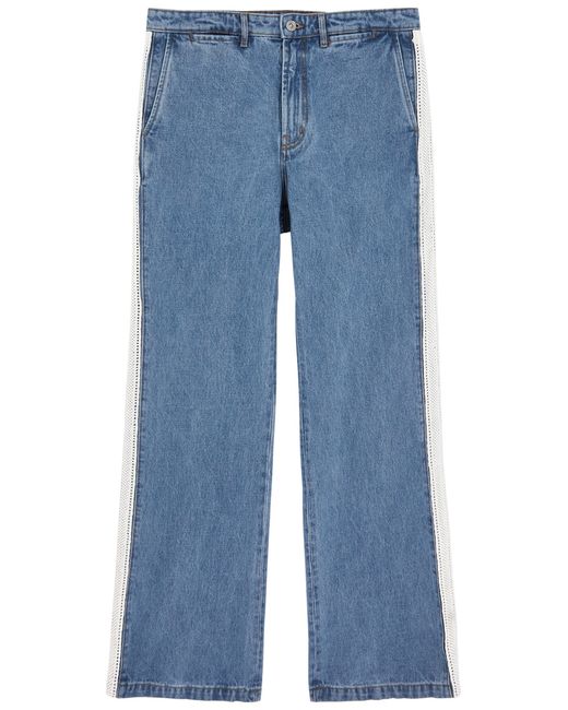 Wales Bonner Eternity Striped Straight-leg Jeans 36 XL