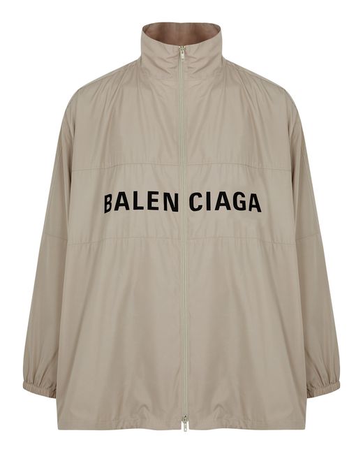 Balenciaga Logo-print Shell Jacket