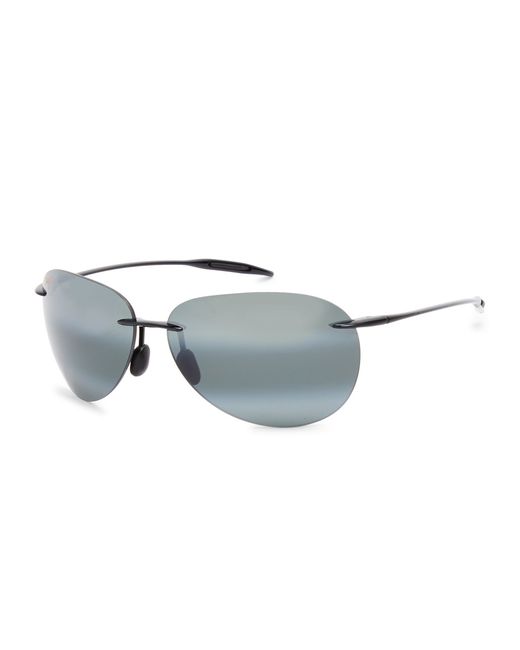 Maui Jim Sugar Beach Rimless Round-frame Sunglasses