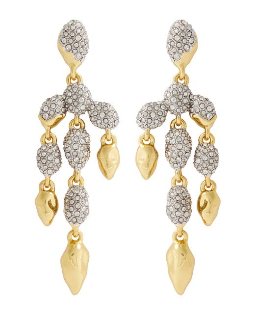 Alexis Bittar Solanales 14kt plated Drop Earrings