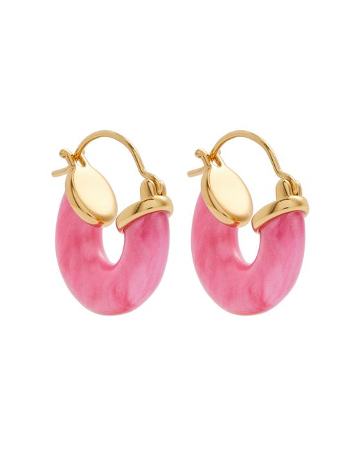 Anni Lu Petit Swell 18kt Gold-plated Hoop Earrings