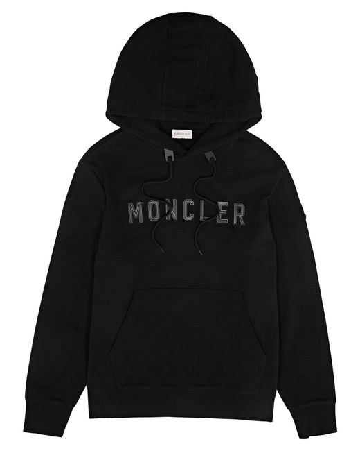 Moncler Logo Hooded Cotton Sweatshirt