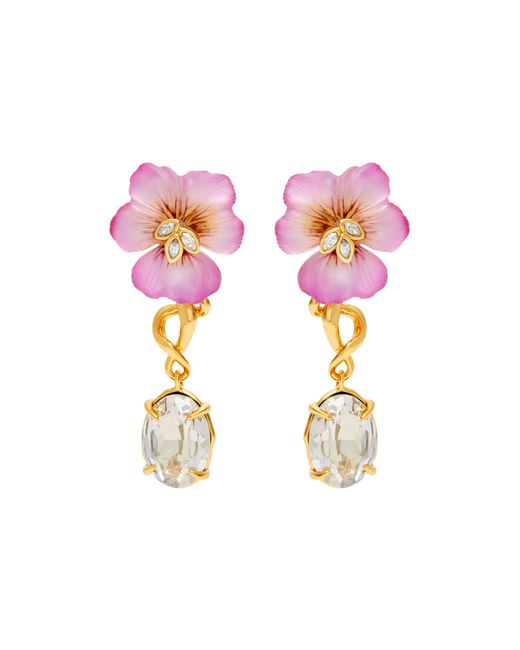 Alexis Bittar Pansy 14kt Gold-plated Drop Earrings