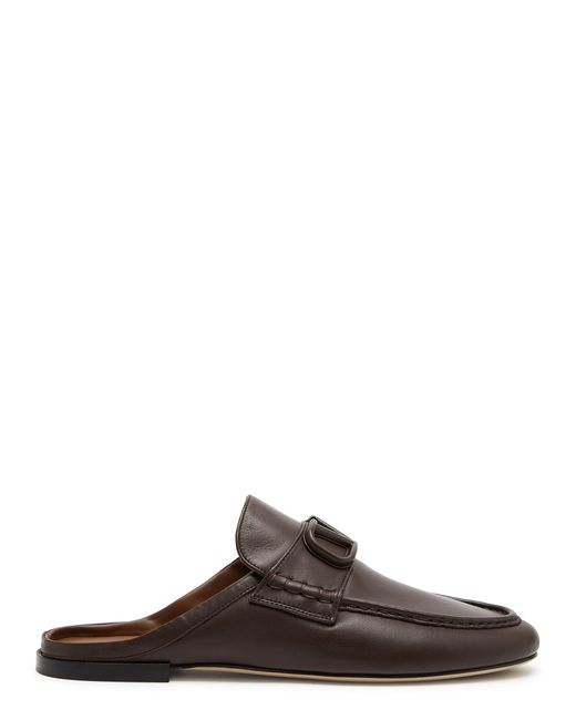 Valentino Sabot Leather Loafers 43 IT43 UK9