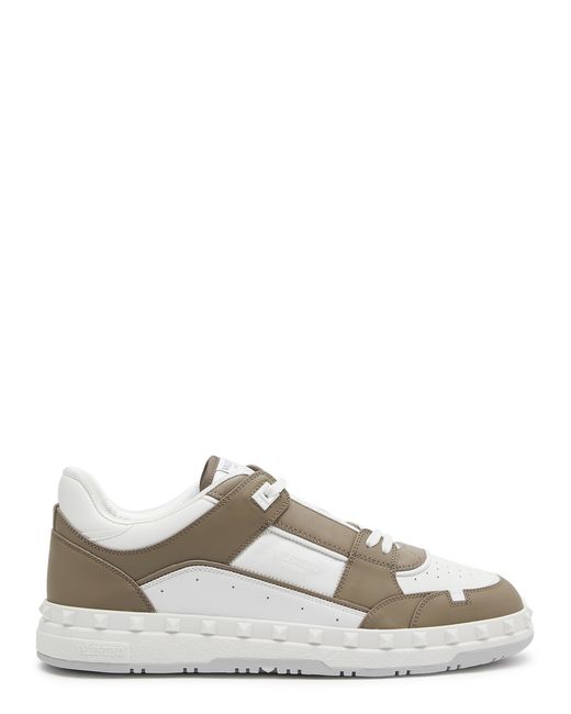 Valentino Freedots Panelled Leather Sneakers 43 IT43 UK9