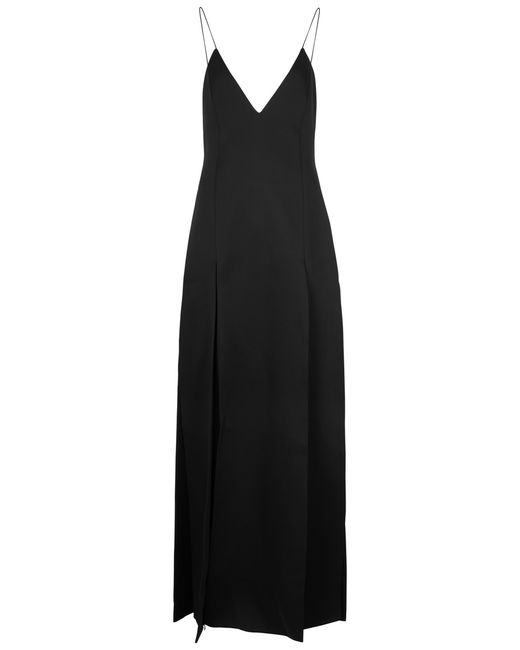 Khaite Nonya Satin Maxi Dress 6 UK10