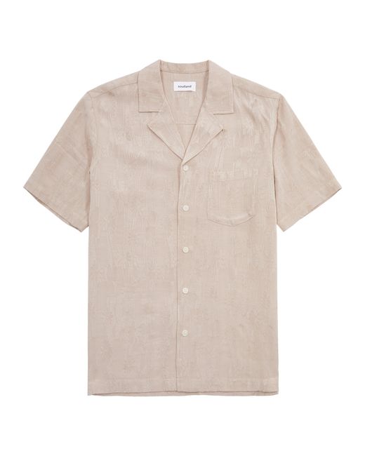 Soulland Orson Floral-jacquard Shirt