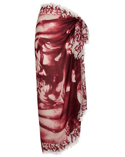 Jean Paul Gaultier Diablo Printed Modal-blend Sarong