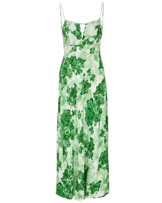 Faithful the Brand San Paolo Floral-print Maxi Dress UK6