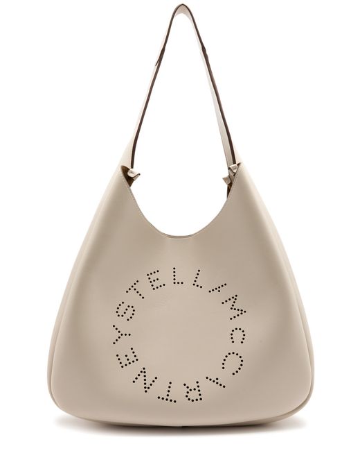 Stella McCartney Stella Logo Faux Leather Shoulder bag
