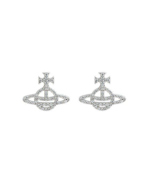 Vivienne Westwood Calliope Crystal-embellished orb Stud Earrings