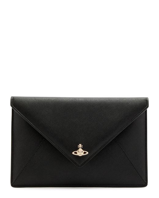 Vivienne Westwood Envelope orb Leather Pouch