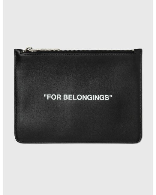 Off-White Quote Pouch