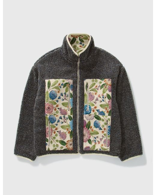 Darenimo Reversible Flower/fleece Jacket