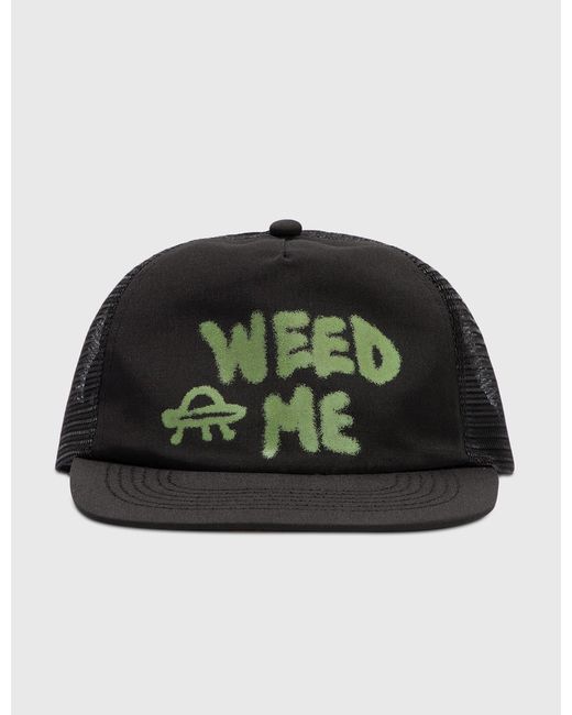 Real Bad Man Weed Me 6 Panel Trucker Hat
