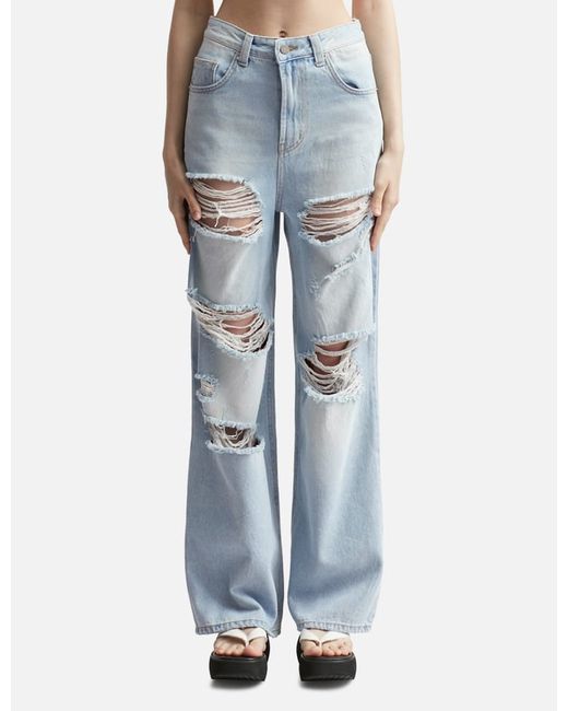 TheOpen Product Distressed High Waist Jeans