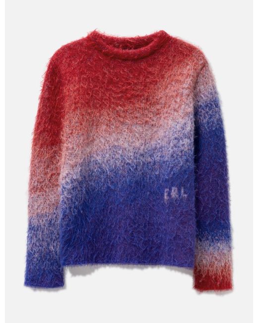Erl Degrade V-Neck Knit Sweater
