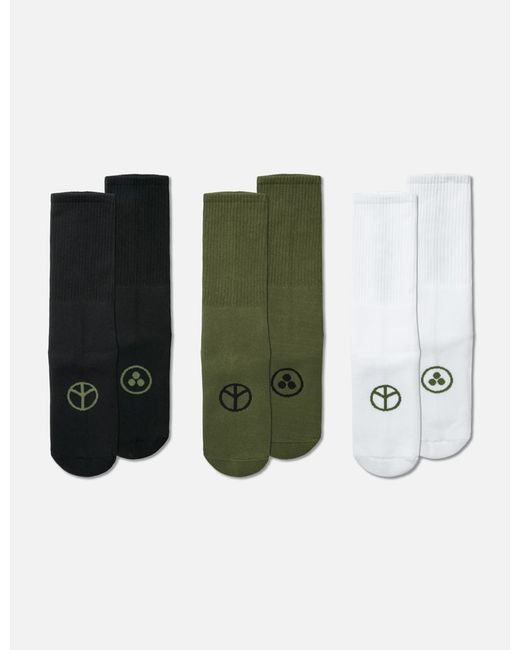 Maharishi Miltype Peace Sports Socks Pack of 3