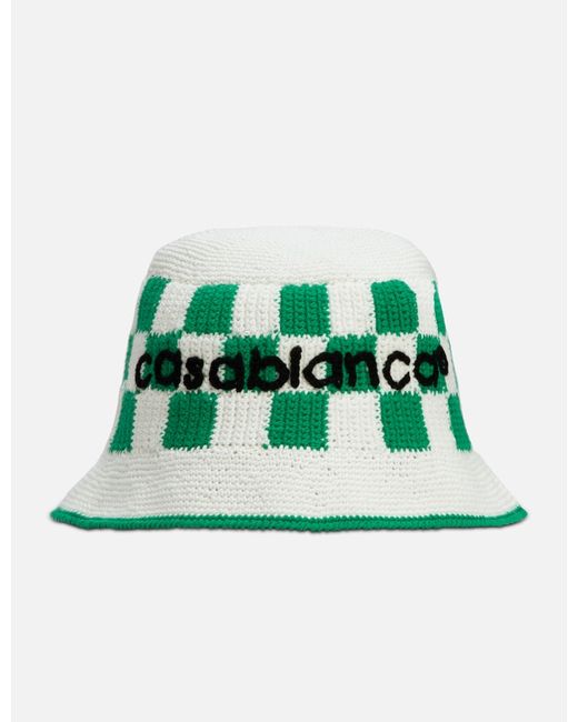 Casablanca Cotton Square Crochet Hat