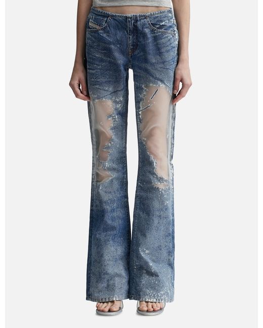 Diesel D-Shark 068jh Bootcut And Flare Jeans