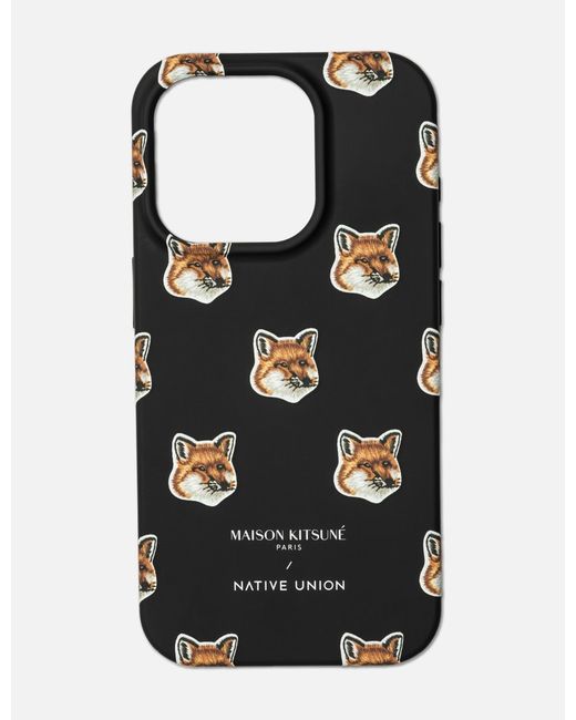 Maison Kitsuné x Native Union All Over Fox Head iPhone 15 Pro Case