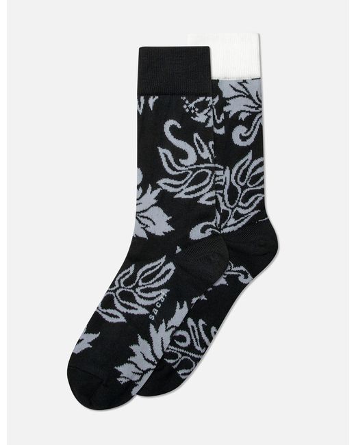 Sacai Floral Socks