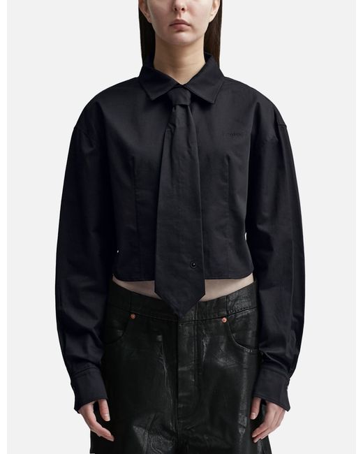 lesugiatelier Cropped Shirt And Tie