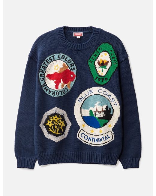 Kenzo Travel Hand Embroidered Jumper